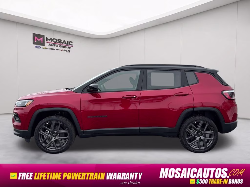 2026 red hot pearlcoat Jeep Compass Limited Sun, Sound & Navigation Group 4X4 SUV