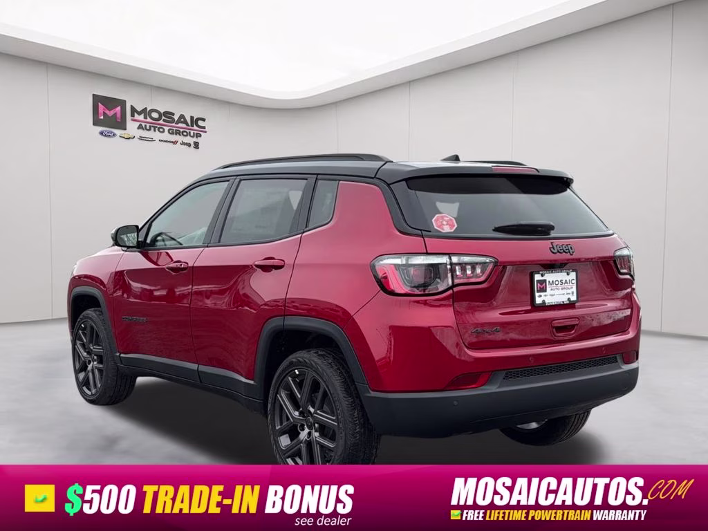 2026 red hot pearlcoat Jeep Compass Limited Sun, Sound & Navigation Group 4X4 SUV