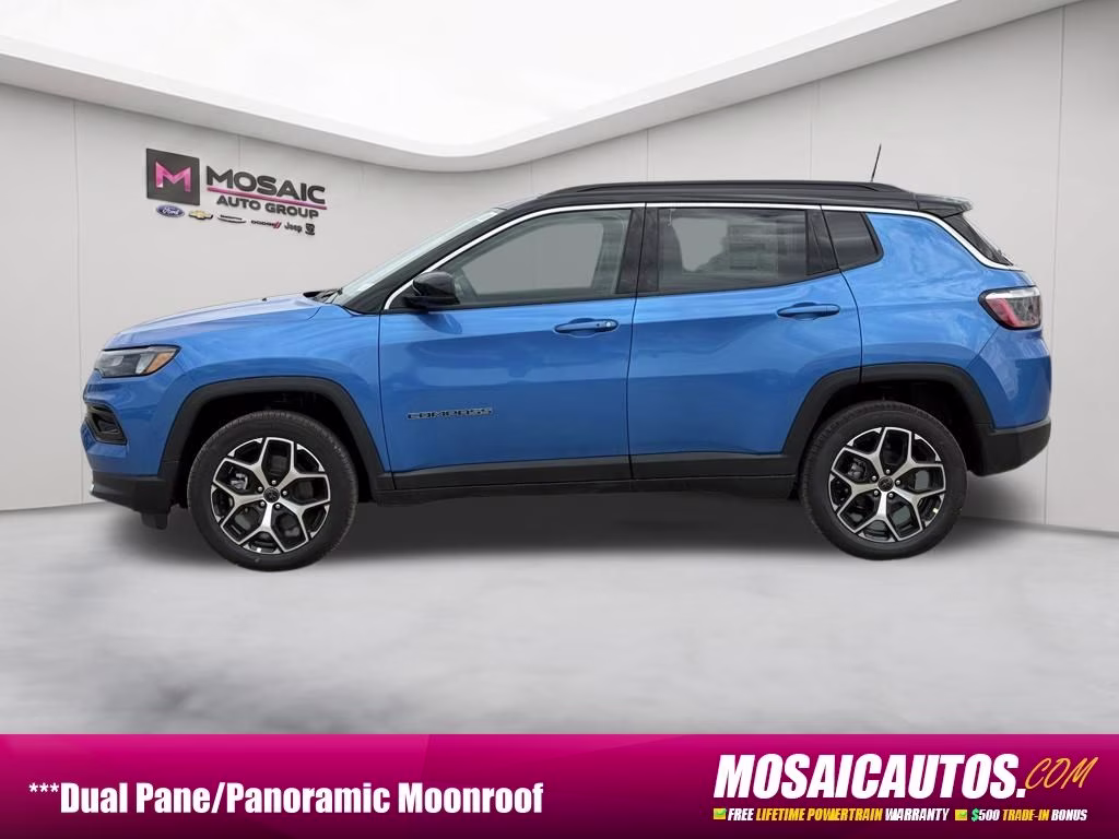 2026 Hydro Blue Pearlcoat Jeep Compass Limited 4X4 SUV