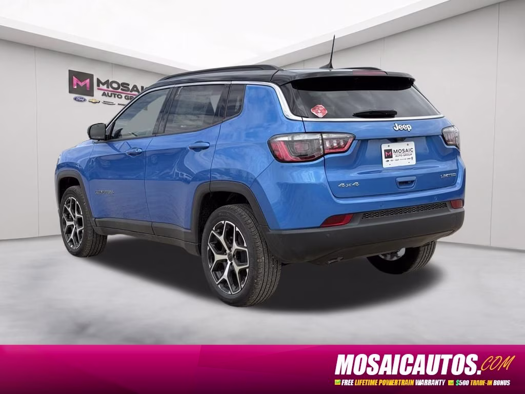 2026 Hydro Blue Pearlcoat Jeep Compass Limited 4X4 SUV