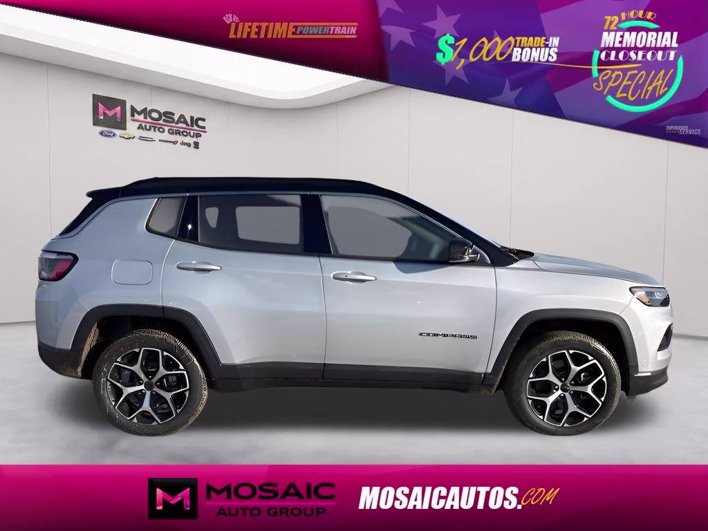 2026 silver zynith metallic clearcoat Jeep Compass Limited Sun, Sound & Navigation Group 4X4 SUV