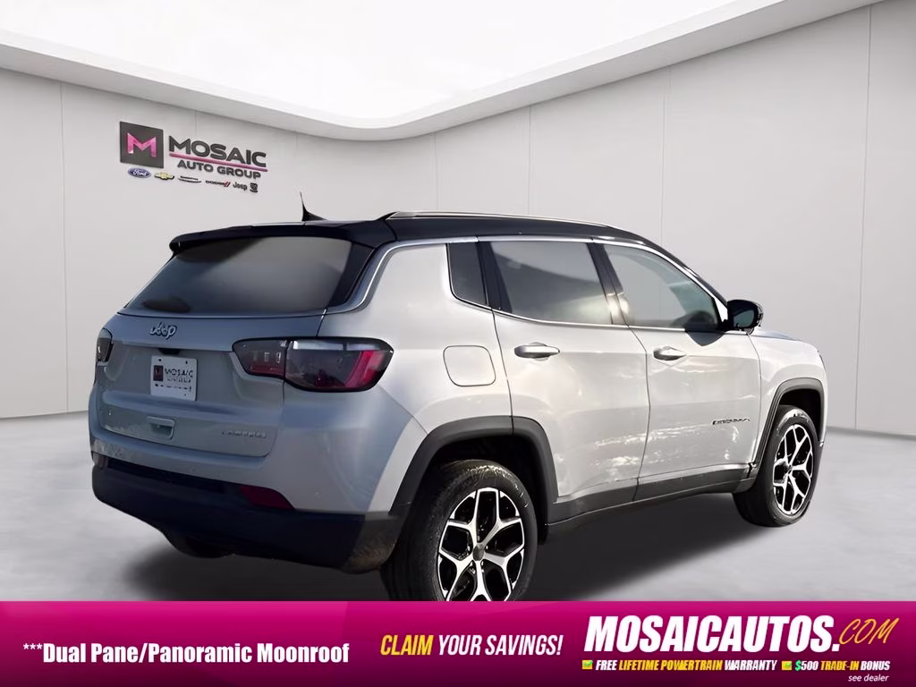2026 silver zynith metallic clearcoat Jeep Compass Limited Sun, Sound & Navigation Group 4X4 SUV