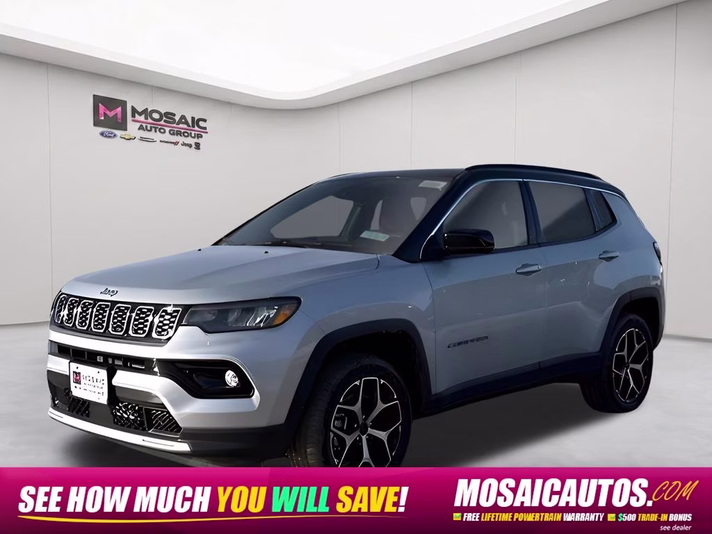 2026 silver zynith metallic clearcoat Jeep Compass Limited Sun, Sound & Navigation Group 4X4 SUV