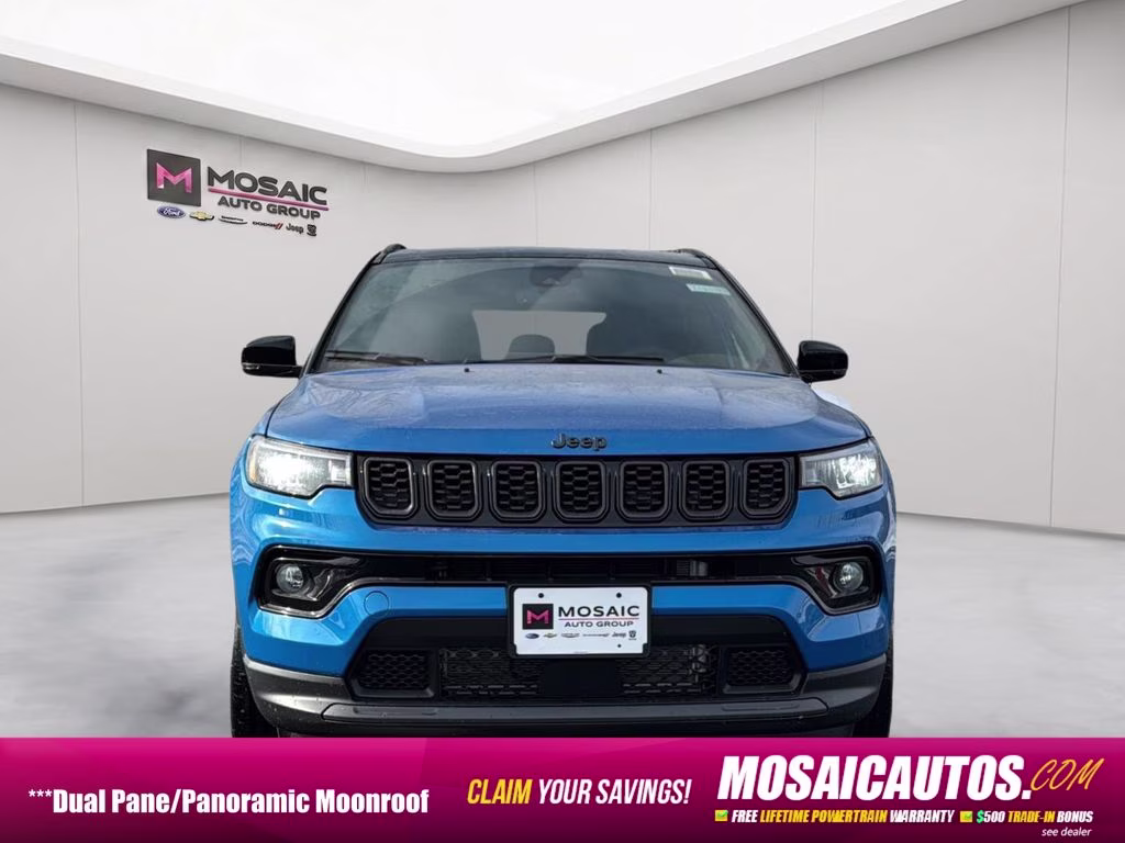 2026 hydro blue pearlcoat Jeep Compass Limited Sun, Sound & Navigation Group 4X4 SUV