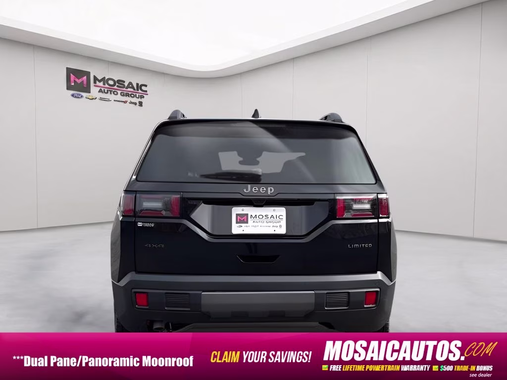 2026 Diamond Black Crystal Pearlcoat Jeep Cherokee Limited 4X4 SUV
