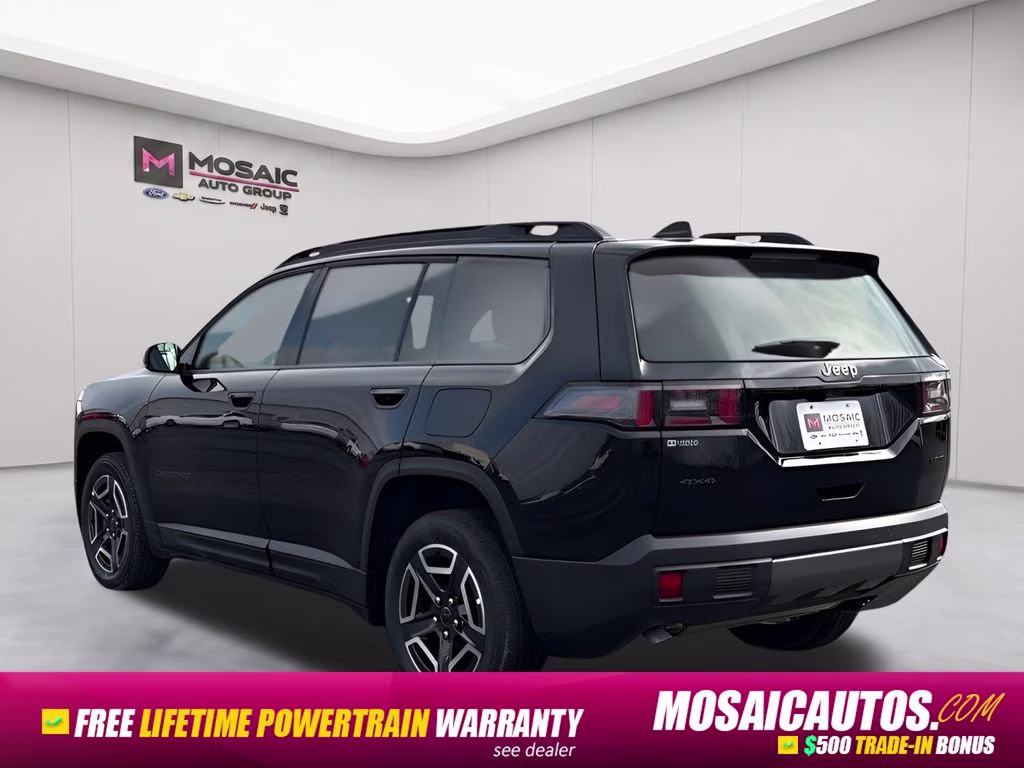 2026 Diamond Black Crystal Pearlcoat Jeep Cherokee Limited 4X4 SUV