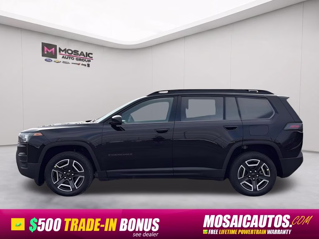 2026 Diamond Black Crystal Pearlcoat Jeep Cherokee Limited 4X4 SUV