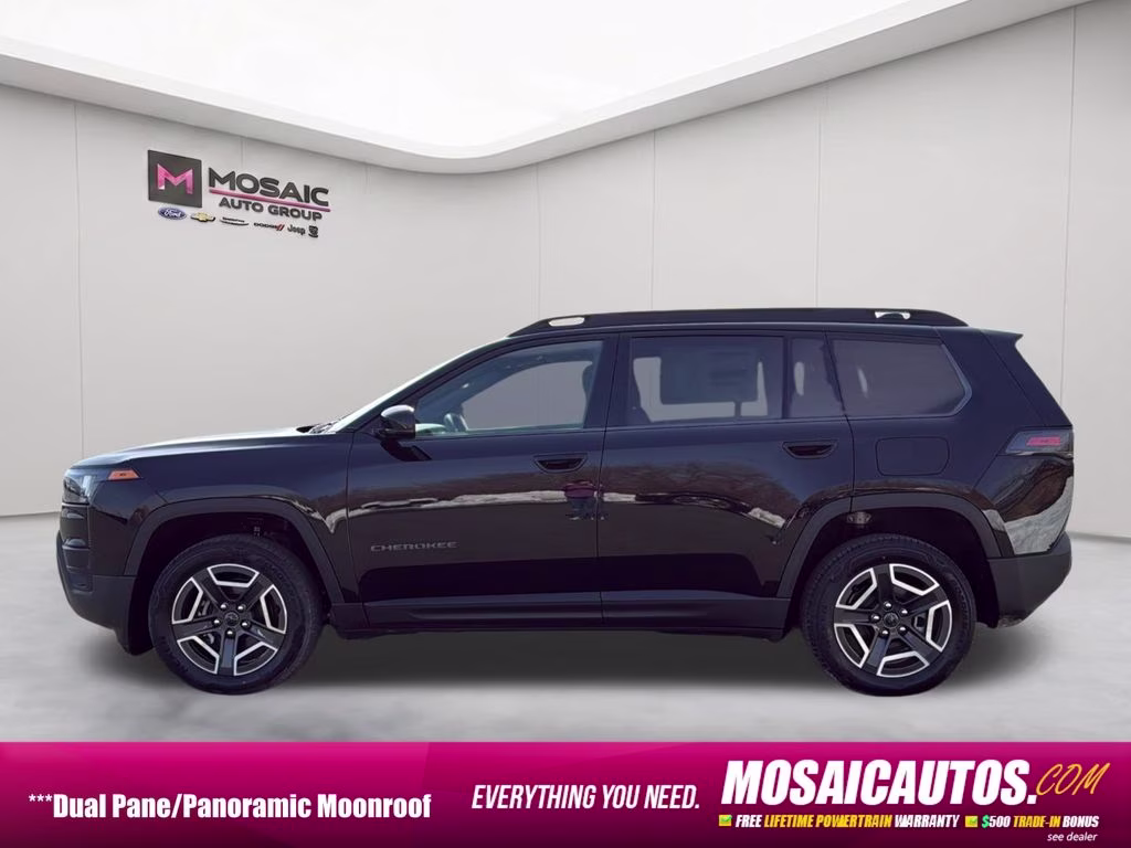 2026 Diamond Black Crystal Pearlcoat Jeep Cherokee Limited 4X4 SUV
