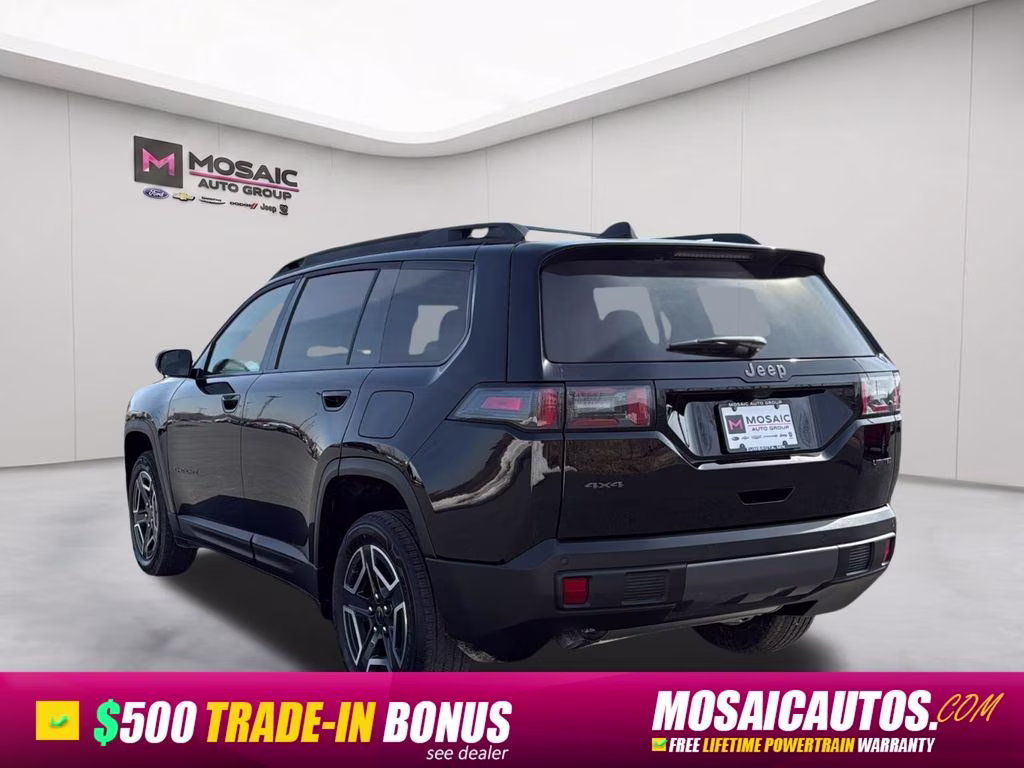 2026 Diamond Black Crystal Pearlcoat Jeep Cherokee Limited 4X4 SUV