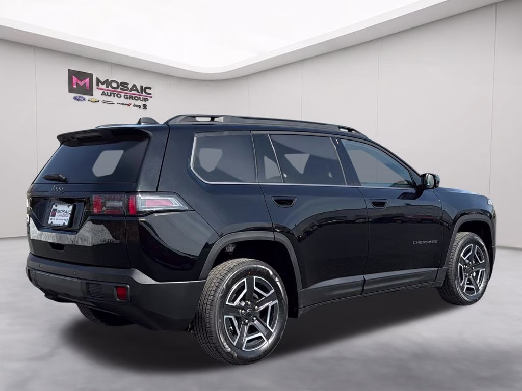 2026 Diamond Black Crystal Pearlcoat Jeep Cherokee Limited 4X4 SUV