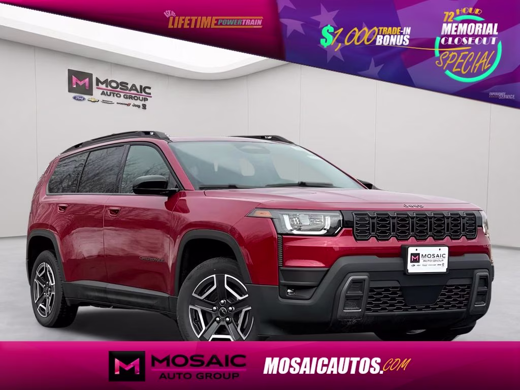 2026 Red Hot Pearlcoat Jeep Cherokee Laredo 4X4 SUV