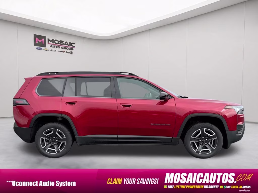 2026 Red Hot Pearlcoat Jeep Cherokee Laredo 4X4 SUV