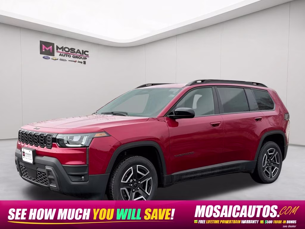 2026 Red Hot Pearlcoat Jeep Cherokee Laredo 4X4 SUV