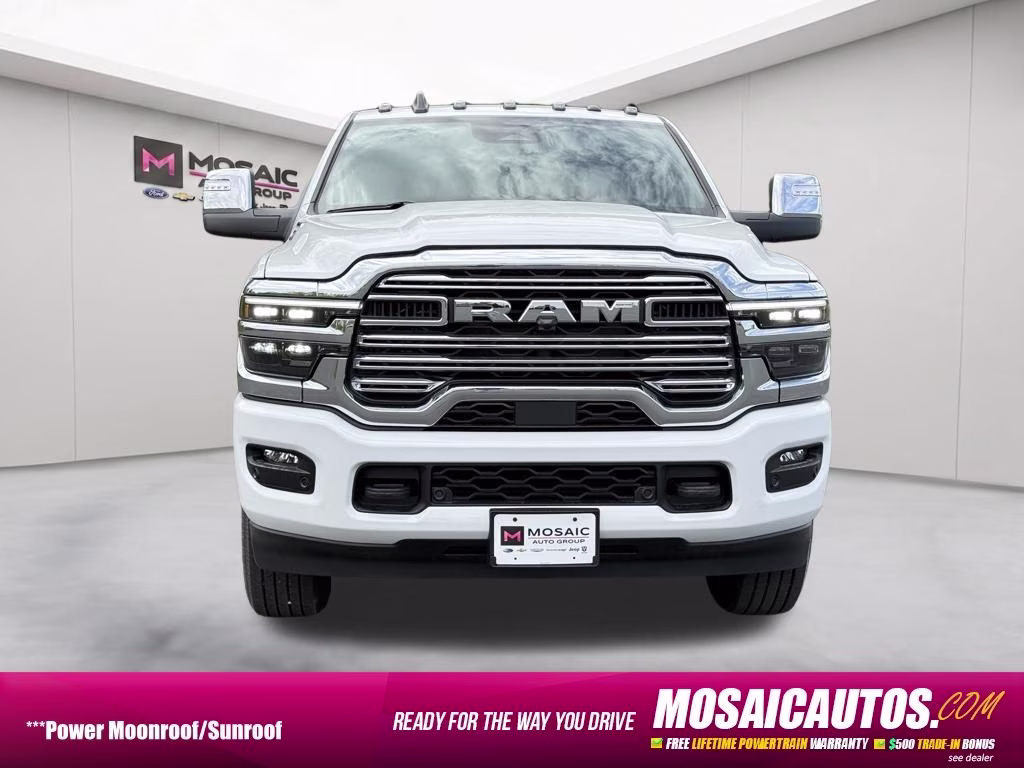 2026 Bright White Clearcoat Ram 3500 Laramie 4X4 Truck