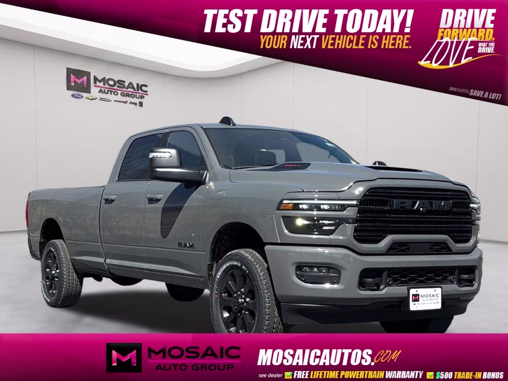2026 Ceramic Gray Clearcoat Ram 3500 Laramie 4X4 Truck