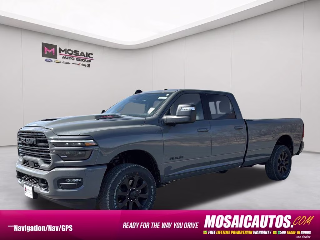2026 Ceramic Gray Clearcoat Ram 3500 Laramie 4X4 Truck