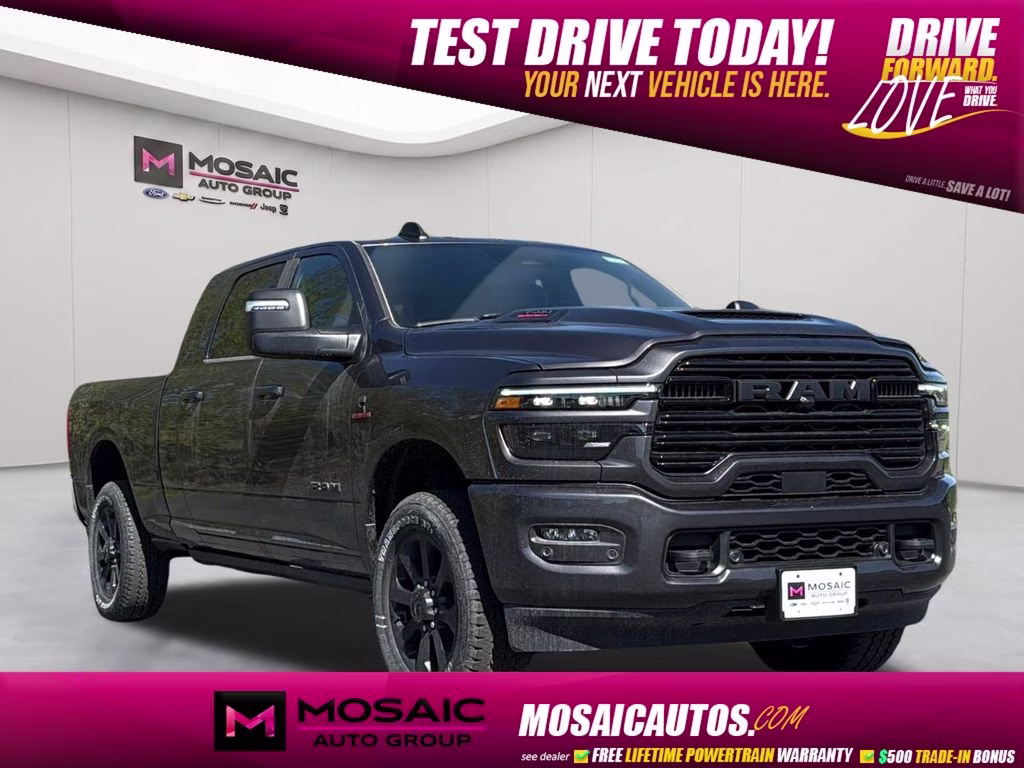 2026 Granite Crystal Metallic Clearcoat Ram 3500 Laramie 4X4 Truck