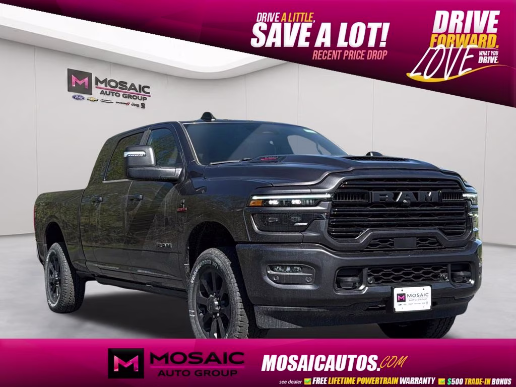 2026 Granite Crystal Metallic Clearcoat Ram 3500 Laramie 4X4 Truck