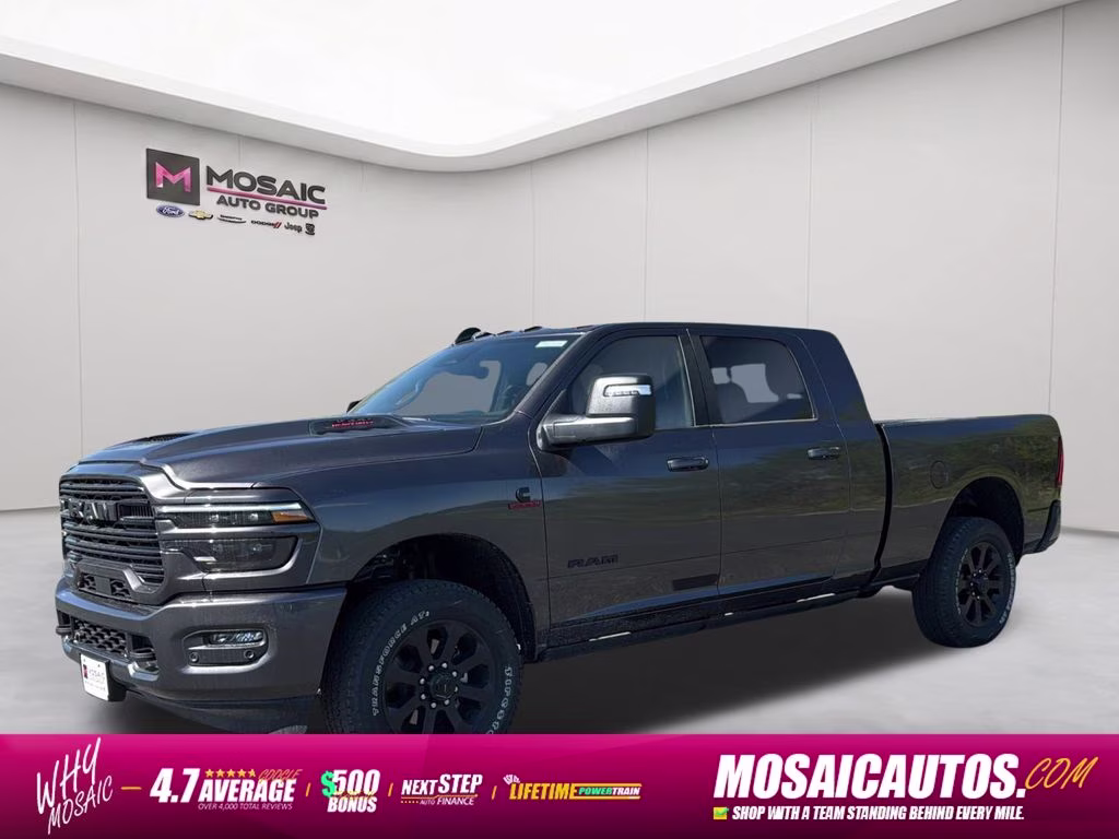 2026 Granite Crystal Metallic Clearcoat Ram 3500 Laramie 4X4 Truck