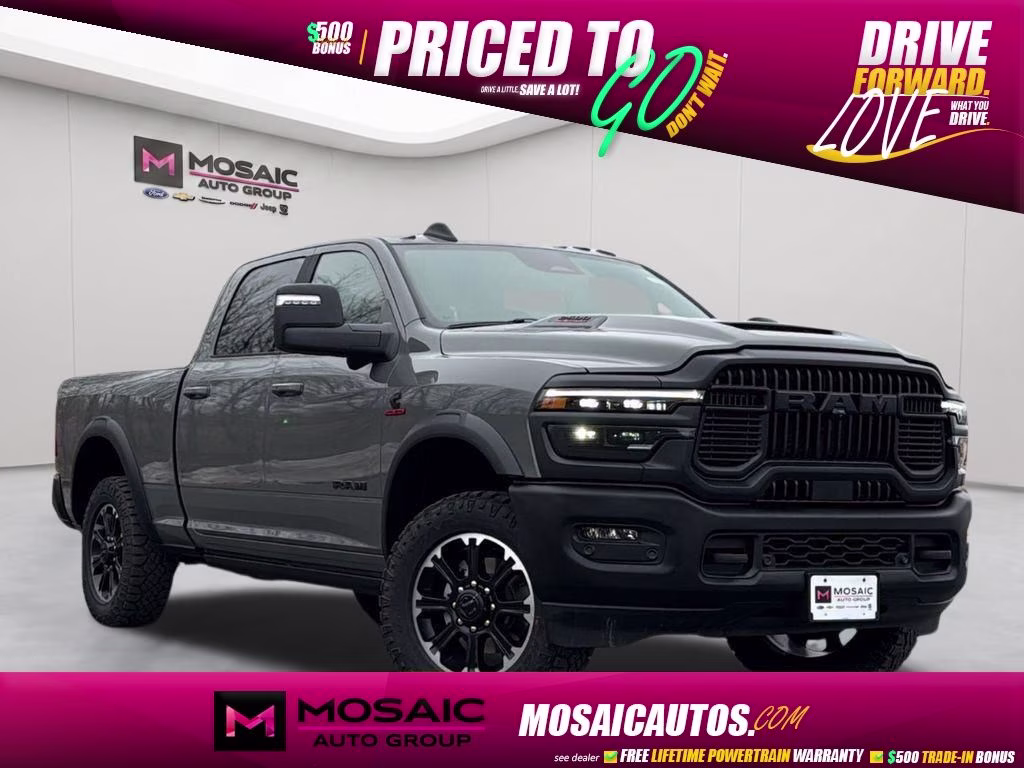 2026 Ceramic Gray Clearcoat Ram 2500 Rebel Rebel Level 2 4X4 Truck