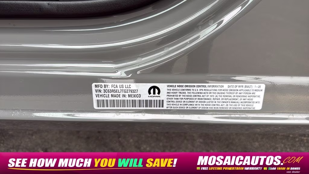 2026 Ceramic Gray Clearcoat Ram 2500 Rebel Rebel Level 2 4X4 Truck