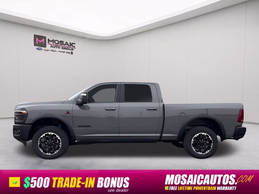 2026 Ceramic Gray Clearcoat Ram 2500 Rebel Rebel Level 2 4X4 Truck