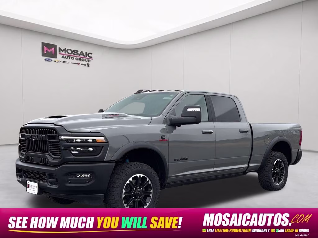 2026 Ceramic Gray Clearcoat Ram 2500 Rebel Rebel Level 2 4X4 Truck