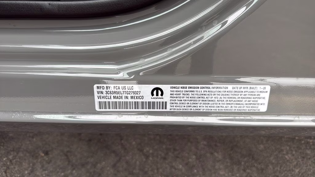 2026 Ceramic Gray Clearcoat Ram 2500 Rebel Rebel Level 2 4X4 Truck