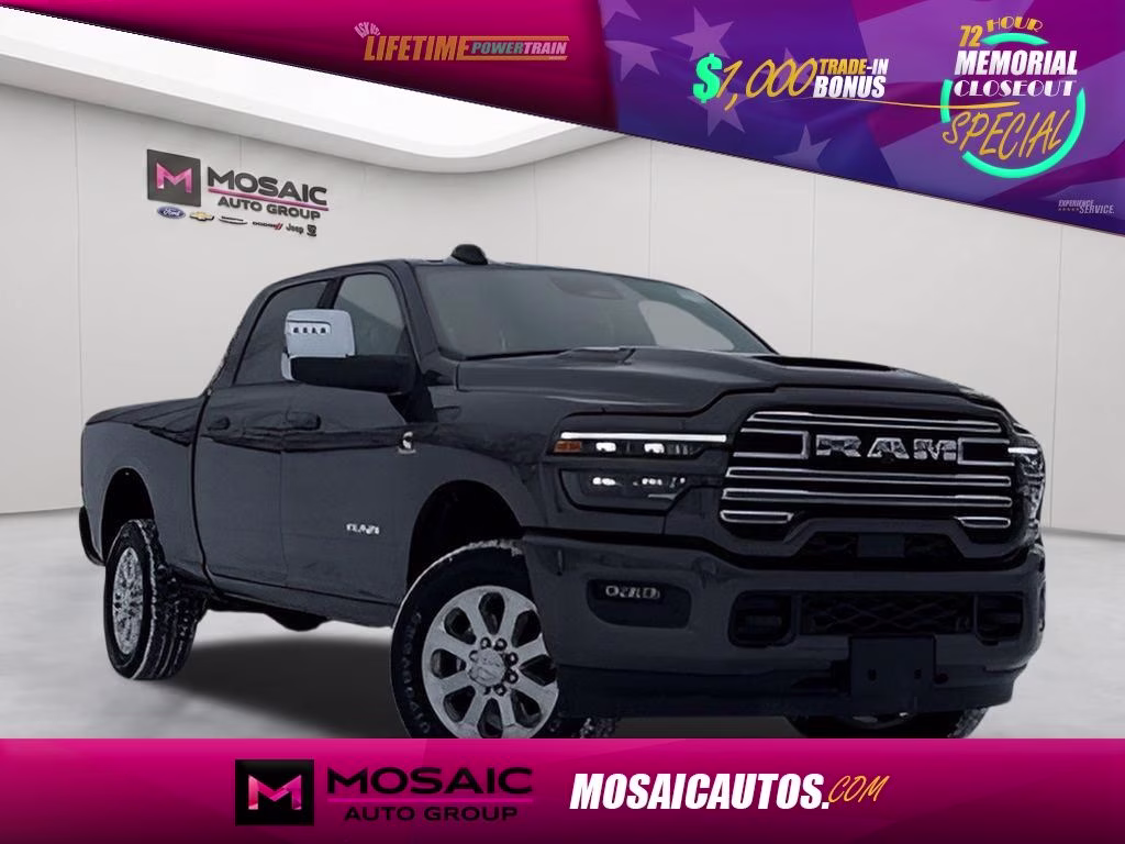 2026 Granite Crystal Metallic Clearcoat Ram 2500 Laramie Sport Appearance Package 4X4 Truck