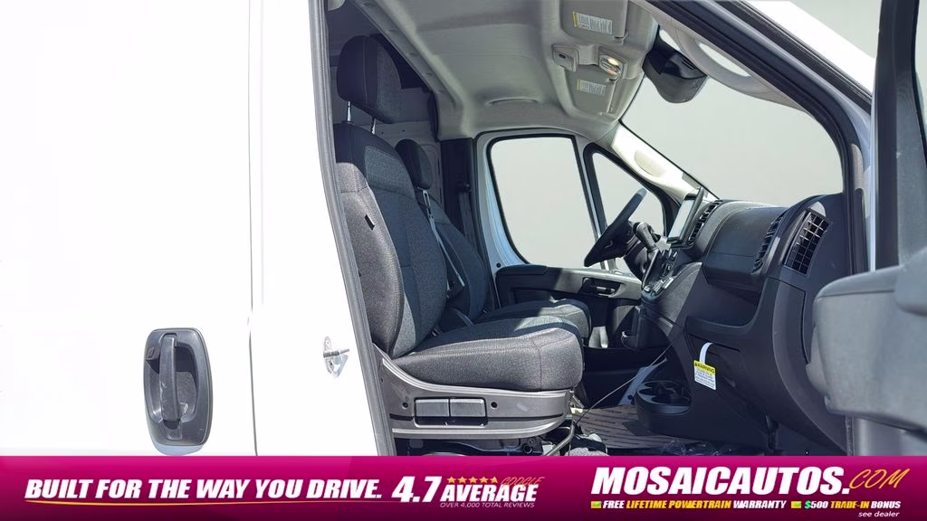 2026 Bright White Clearcoat Ram ProMaster 2500 High Roof FWD Van