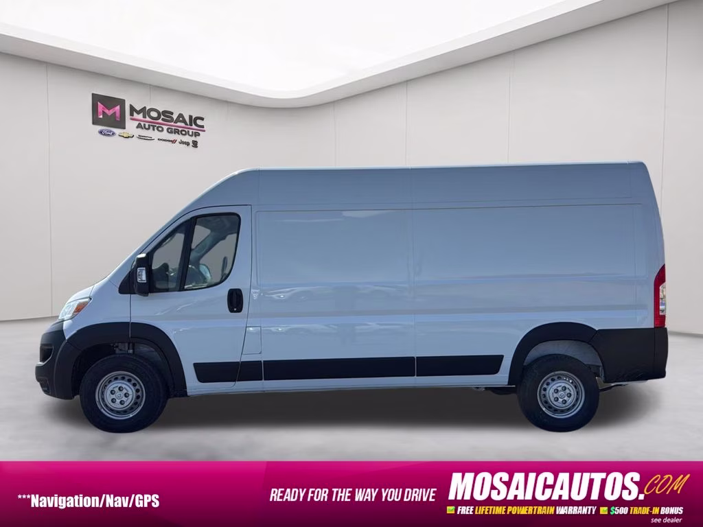 2026 Bright White Clearcoat Ram ProMaster 2500 High Roof FWD Van