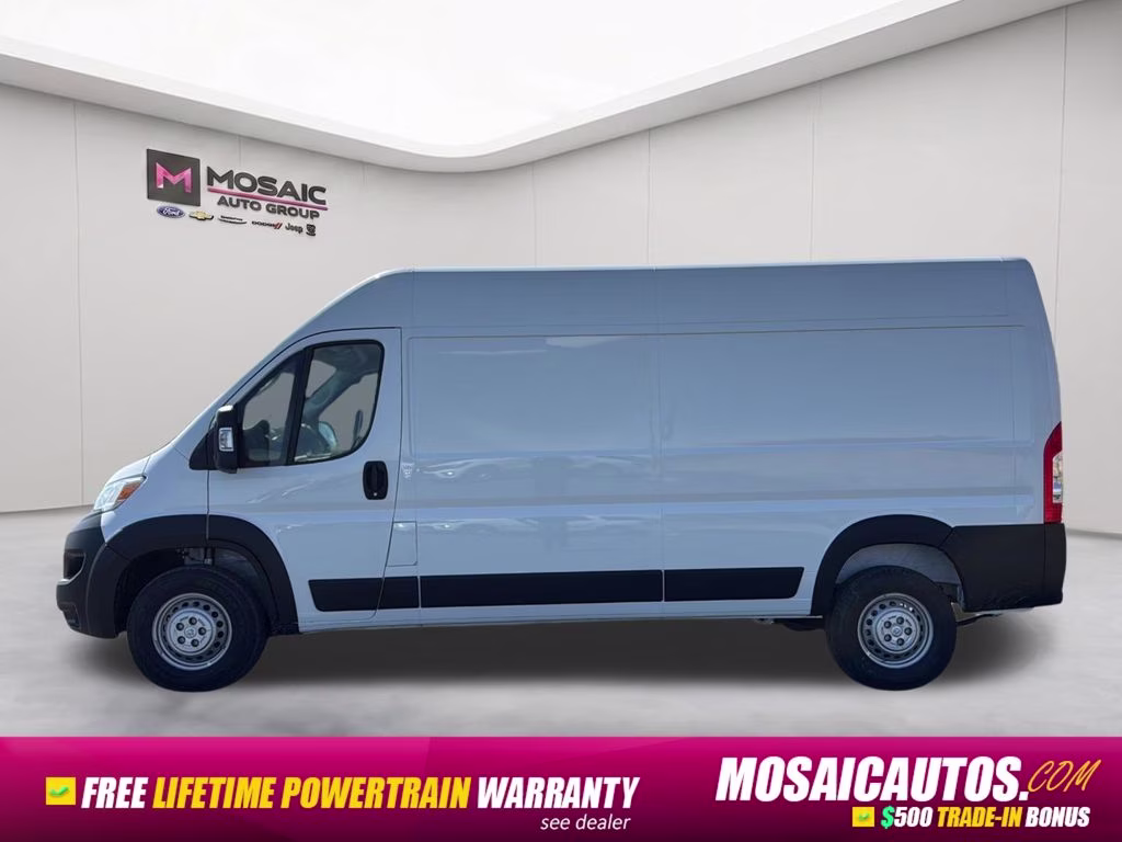 2026 Bright White Clearcoat Ram ProMaster 2500 High Roof FWD Van