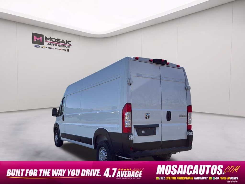2026 Bright White Clearcoat Ram ProMaster 2500 High Roof FWD Van