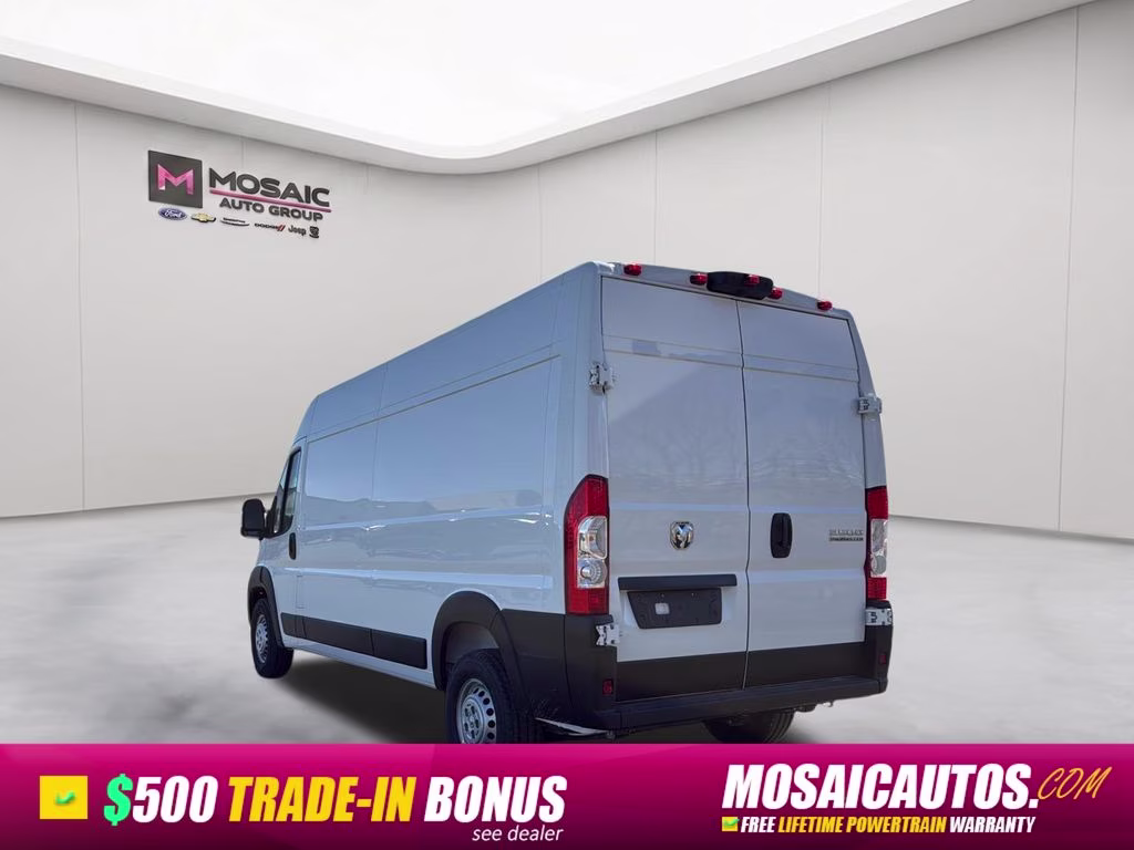 2026 Bright White Clearcoat Ram ProMaster 2500 High Roof FWD Van