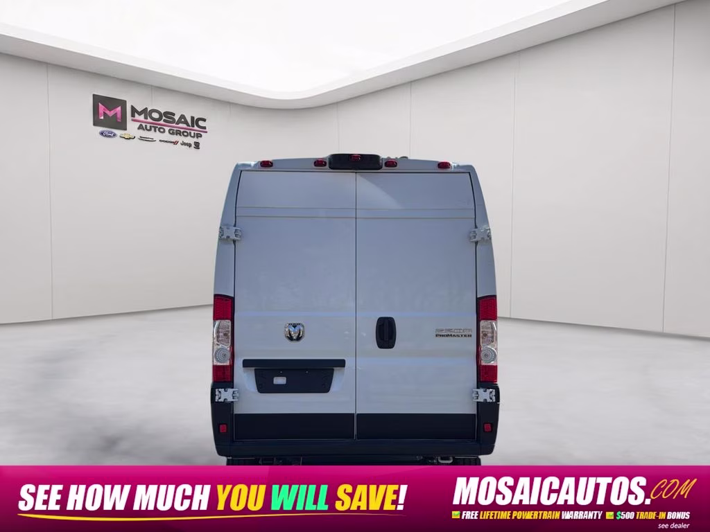 2026 Bright White Clearcoat Ram ProMaster 2500 High Roof FWD Van