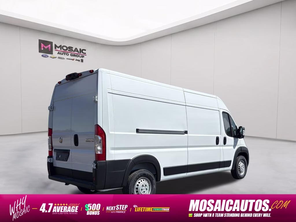 2026 Bright White Clearcoat Ram ProMaster 2500 High Roof FWD Van