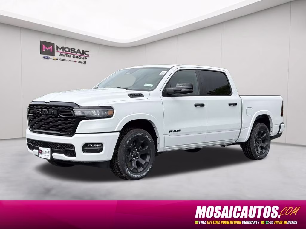 2026 Bright White Clearcoat Ram 1500 Big Horn/Lone Star 4X4 Truck