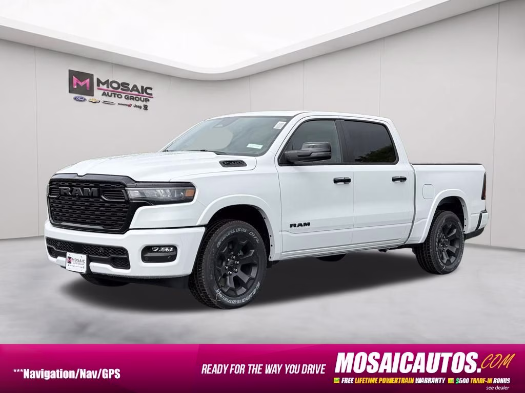 2026 Bright White Clearcoat Ram 1500 Big Horn/Lone Star 4X4 Truck
