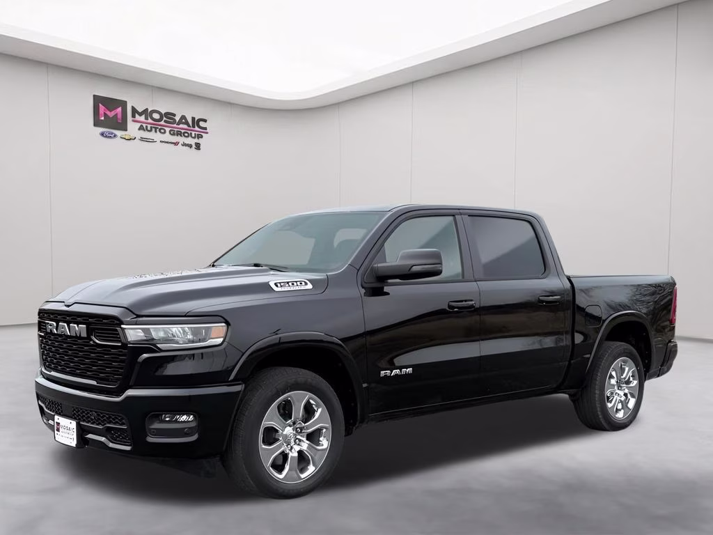 2026 Diamond Black Crystal Pearlcoat Ram 1500 Big Horn/Lone Star Sport Appearance Package 4X4 Truck