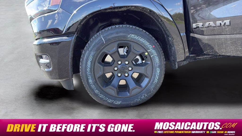 2026 Diamond Black Crystal Pearlcoat Ram 1500 Big Horn/Lone Star 4X4 Truck