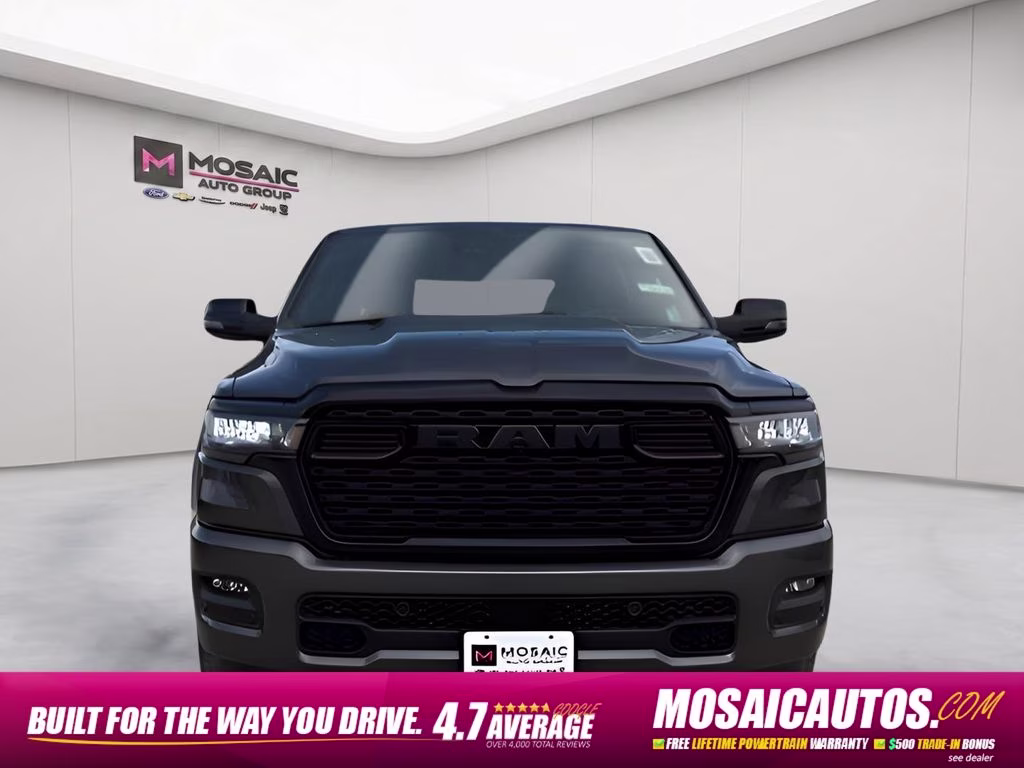 2026 Granite Crystal Metallic Clearcoat Ram 1500 Big Horn Night Edition 4X4 Truck