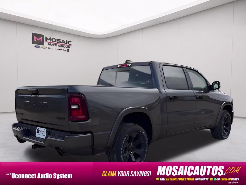2026 Granite Crystal Metallic Clearcoat Ram 1500 Big Horn Night Edition 4X4 Truck