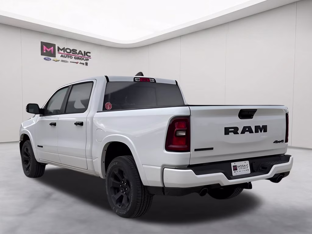 2026 Bright White Clearcoat Ram 1500 Big Horn Night Edition 4X4 Truck