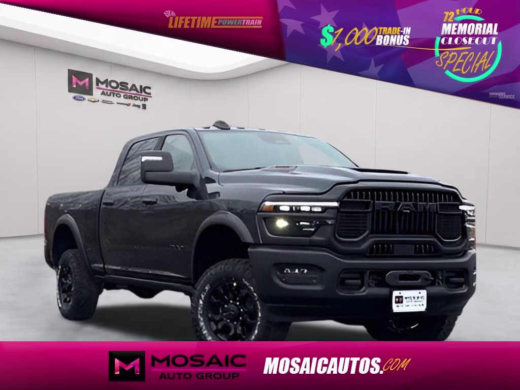 2026 Forged Blue Metallic Ram 2500 Power Wagon Quick Order Package 2UP Power Wagon 4X4 Truck