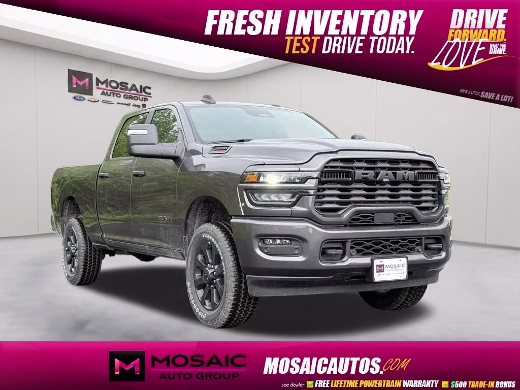 2026 Granite Crystal Metallic Clearcoat Ram 2500 Big Horn 4X4 Truck