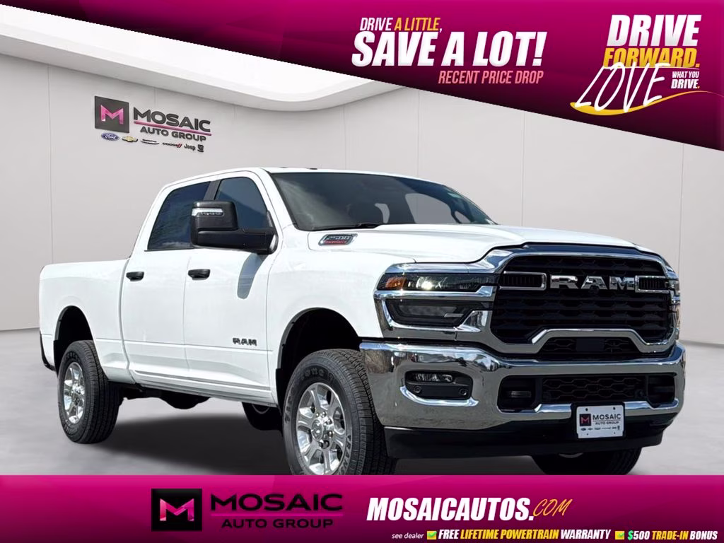 2026 Bright White Clearcoat Ram 2500 Big Horn 4X4 Truck