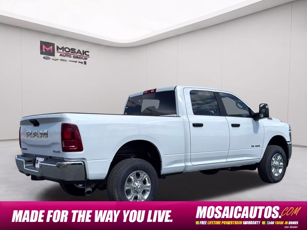 2026 Bright White Clearcoat Ram 2500 Big Horn 4X4 Truck