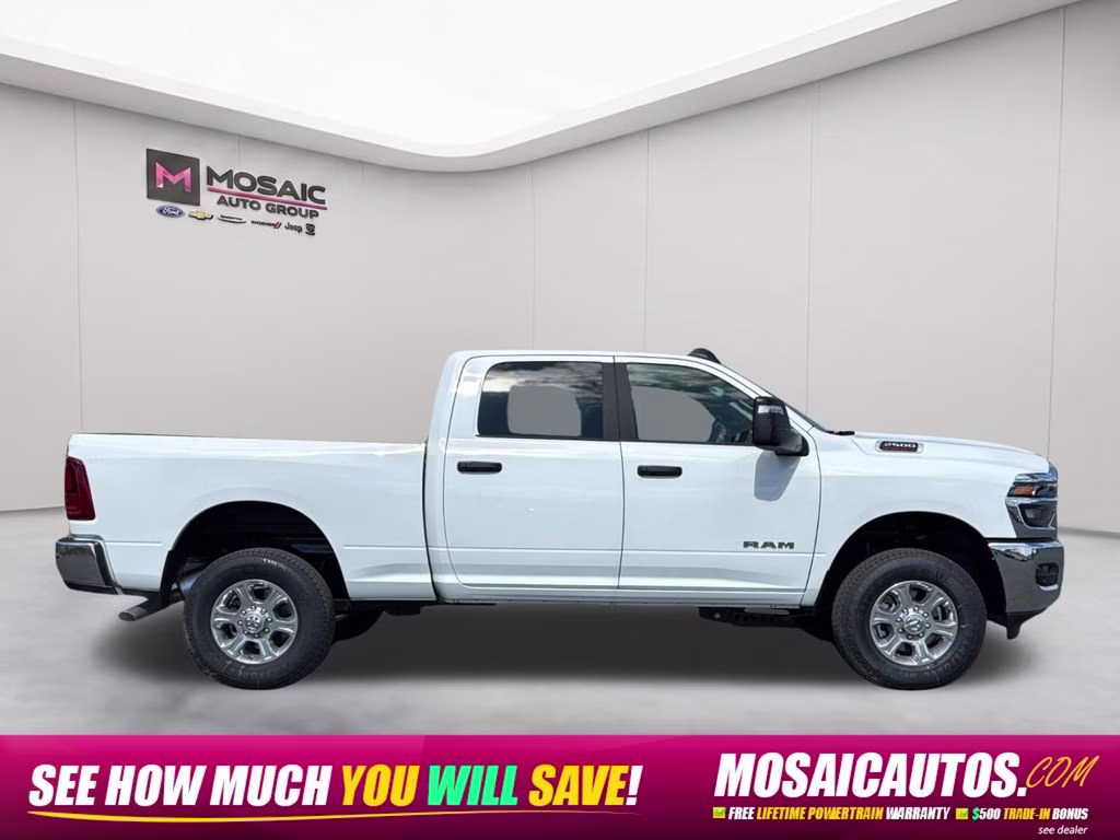 2026 Bright White Clearcoat Ram 2500 Big Horn 4X4 Truck