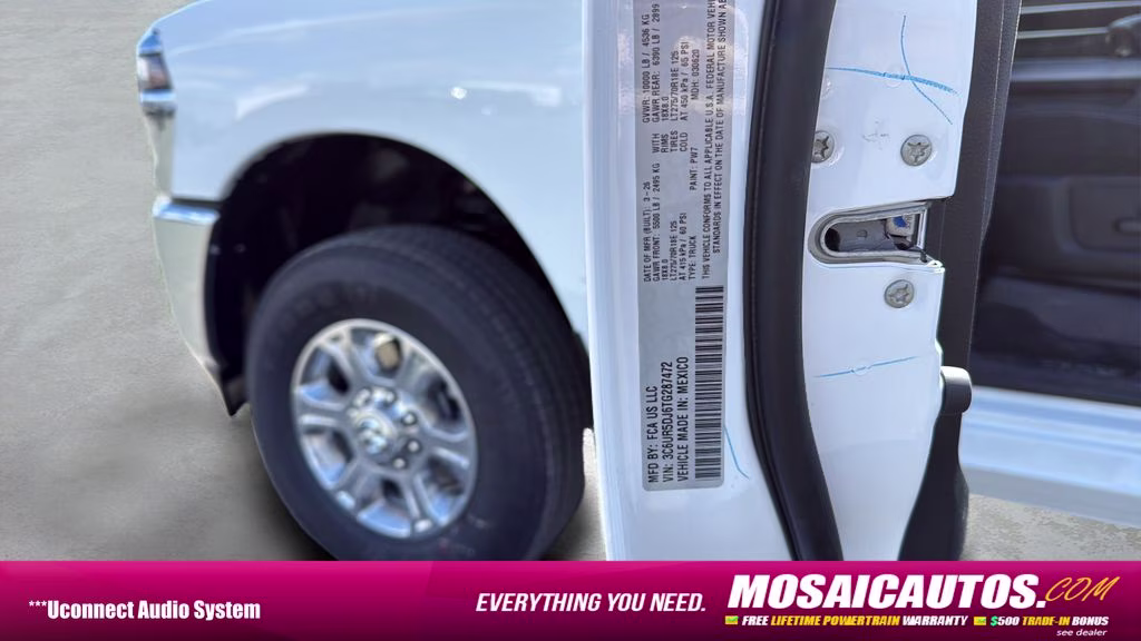 2026 Bright White Clearcoat Ram 2500 Big Horn 4X4 Truck
