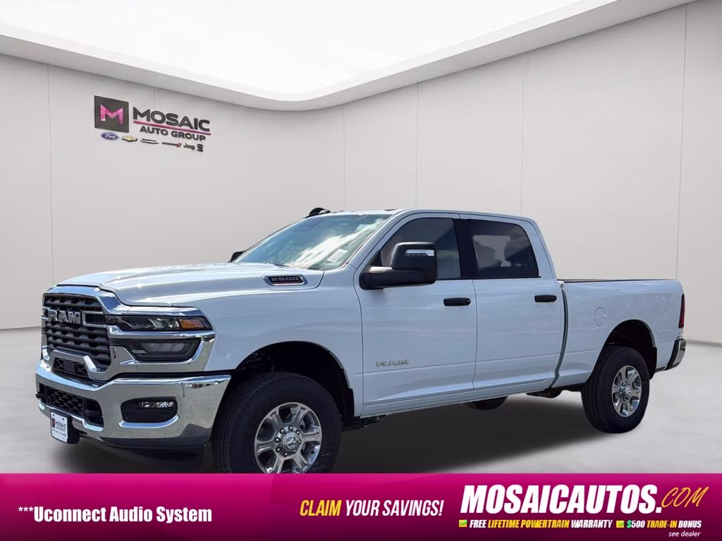 2026 Bright White Clearcoat Ram 2500 Big Horn 4X4 Truck